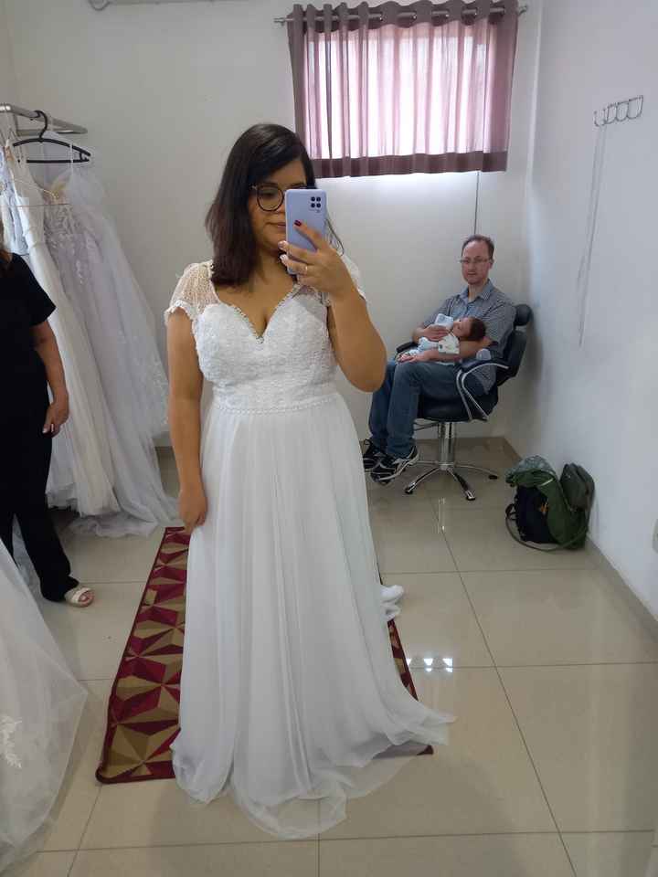 Vestido de Noiva para quem veste 44/g - 5