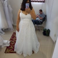 Vestido de Noiva para quem veste 44/g - 1