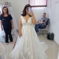 Vestido de Noiva para quem veste 44/g - 4
