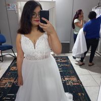 Vestido de Noiva para quem veste 44/g - 7