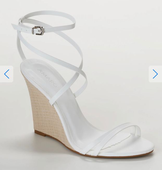 Onde compraram seus sapatos de noiva? - 1