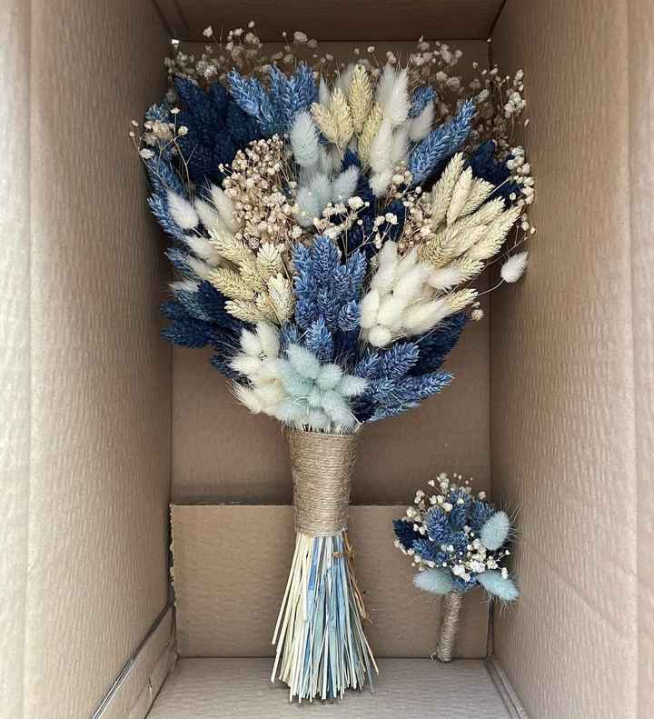 O buquê é azulzinho 💙 - 5