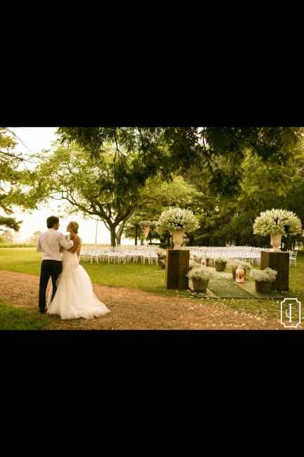 Casamento ao ar livre! 