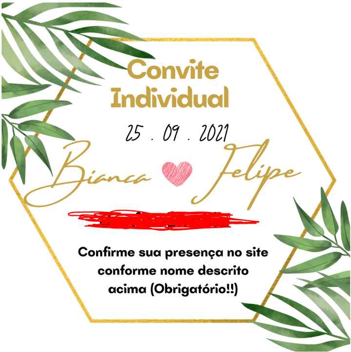 convite online - convite individual - 1