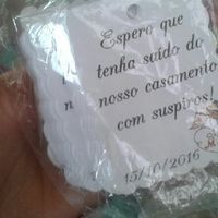 Lembrancinhas para convidados.#vemver. - 2