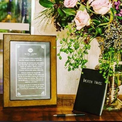 Nosso livro de assinaturas foi um Death Note!