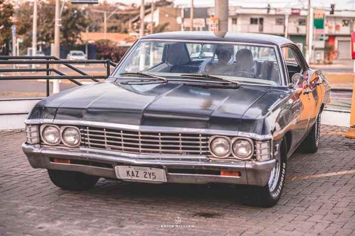 Um sonho dentro de um sonho! Nós casamos e andamos em um Impala 1967, replica da Baby do Dean da sér