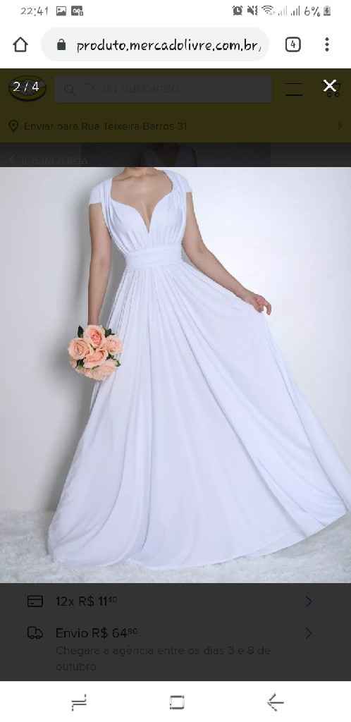 Vestido para o pre wedding e o civil - 3