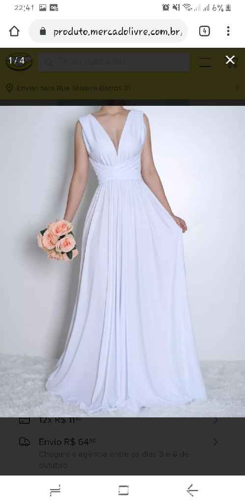 Vestido para o pre wedding e o civil - 4