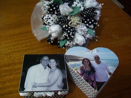 Minhas lembrancinhas e bouquet