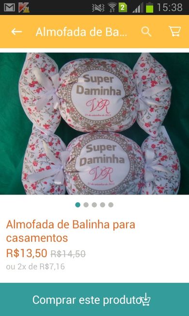 Lembrancinha das daminhas - 1