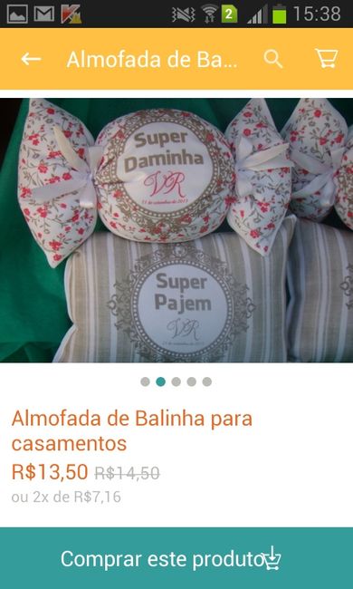 Lembrancinha das daminhas - 2