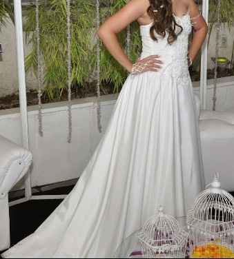 Vendo vestido de noiva + vestido de daminha - 3