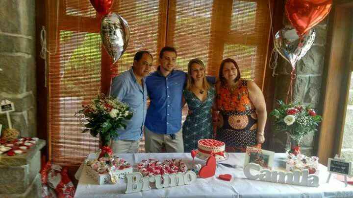  Mesa de recepções #noivado - 3