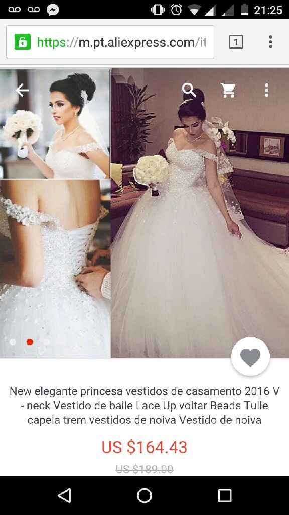 Valor do vestido de noiva - 1