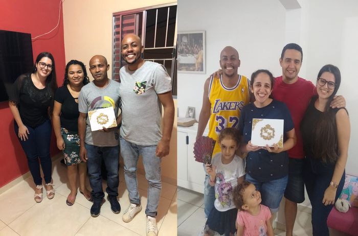Entrega dos convites dos padrinhos 4