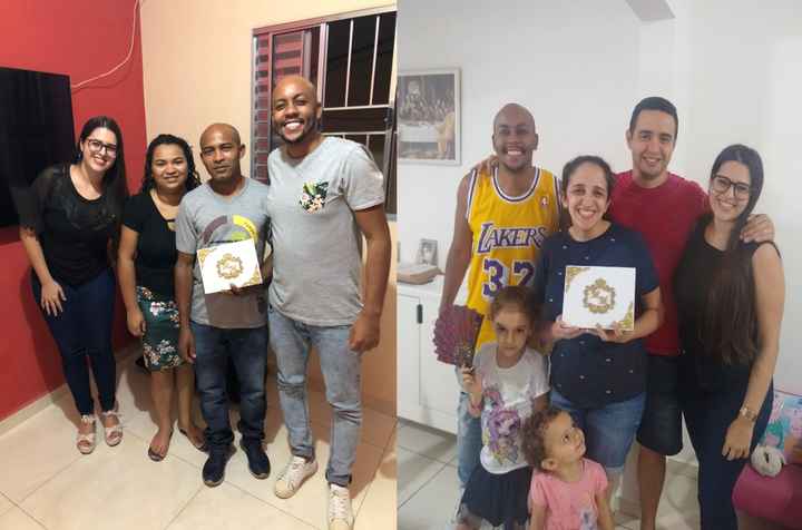 Entrega dos convites dos padrinhos - 4