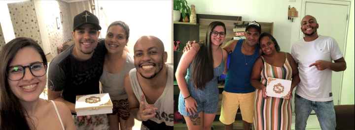 Entrega dos convites dos padrinhos - 5