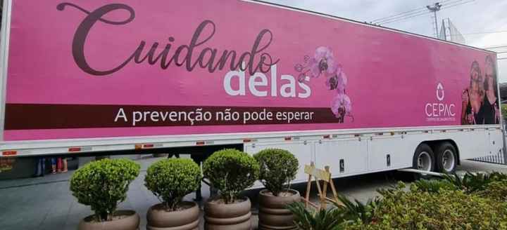 Vestindo rosa: Carreta da mamografia 🎗️🎀 - 1