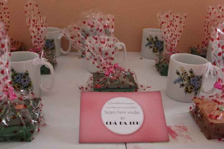 Mesa de lembrancinhas
