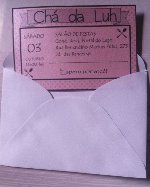 Convite de chá de cozinha - 2