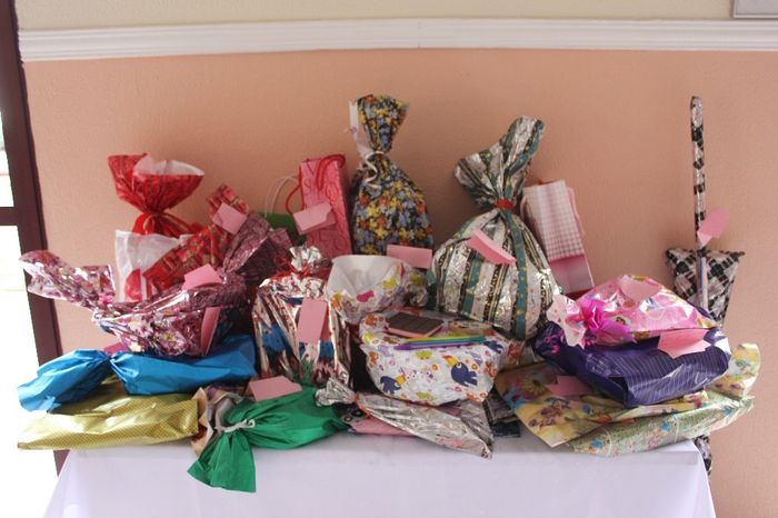Mesa de presentes