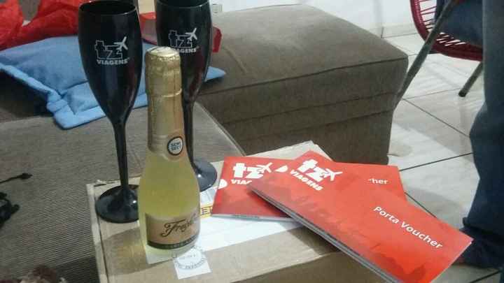 Passagens lua de mel ganhamos #chegaram - 1