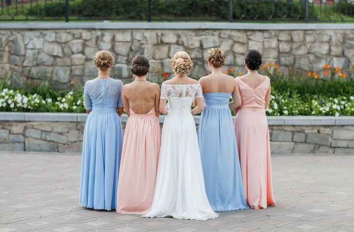 Azul serenity, rosa quartzo ou a escolha da madrinha?
