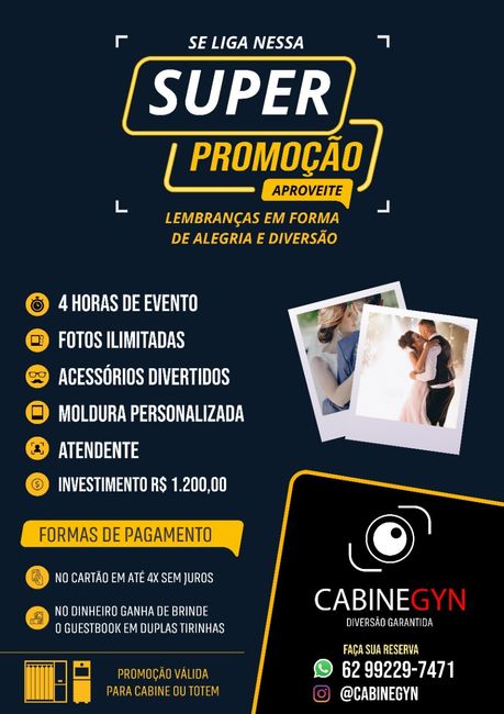 Cabine fotográfica - Goiânia, Goiás