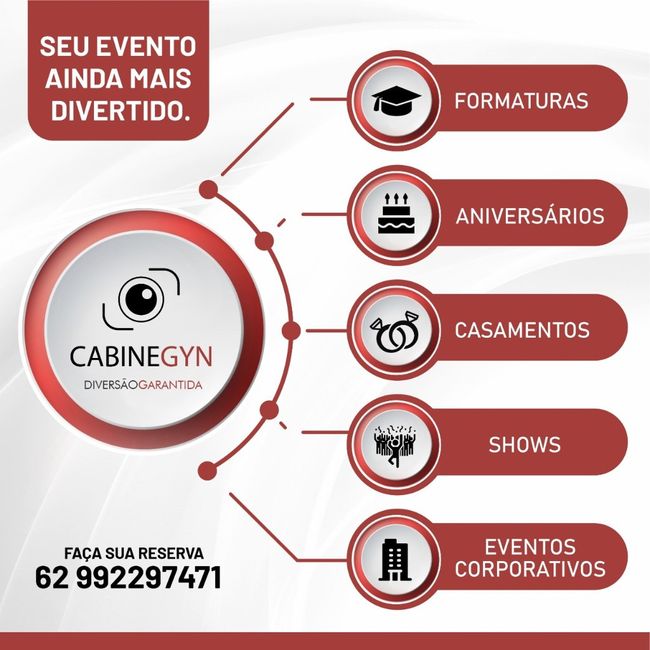 Cabine fotográfica - Goiânia, Goiás