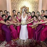 Madrinhas padronizadas de rosa? ajuda!!! - 1