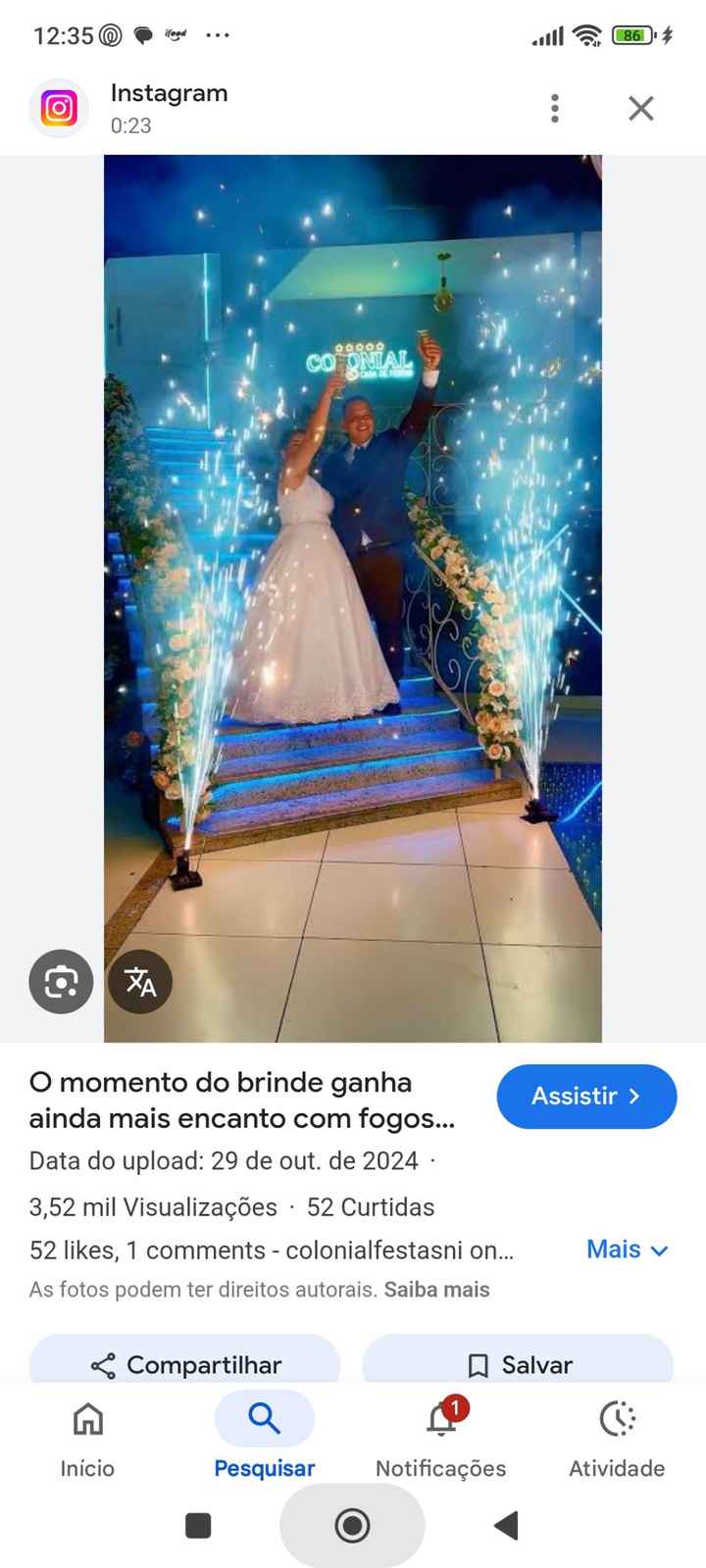 Fogos na escada - 1