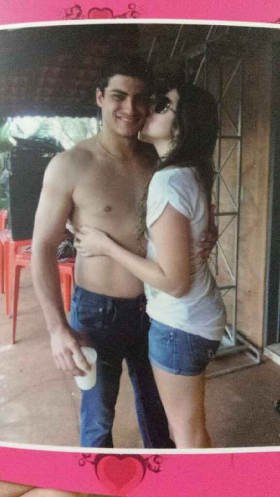 A primeira foto com o seu futuro marido - 1