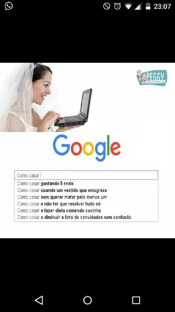 A pesquisa no google que não quer calar... - 1