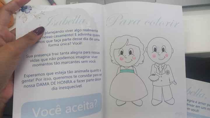 Ideias para convite daminhas e floristas! 🌹 - 2