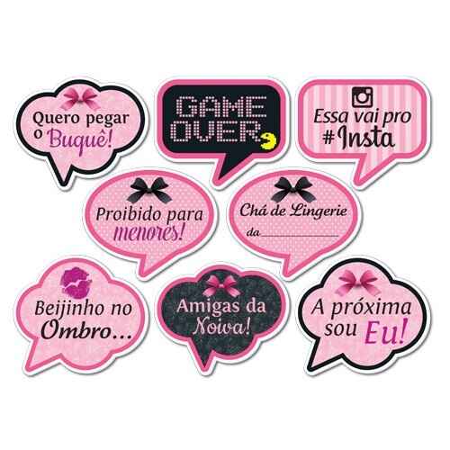 Idéias de plaquinhas para chá de lingerie!  #vemver - 3