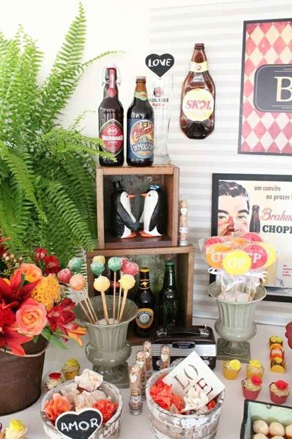 Ideias de decoração de chá bar!! #vemver - 10