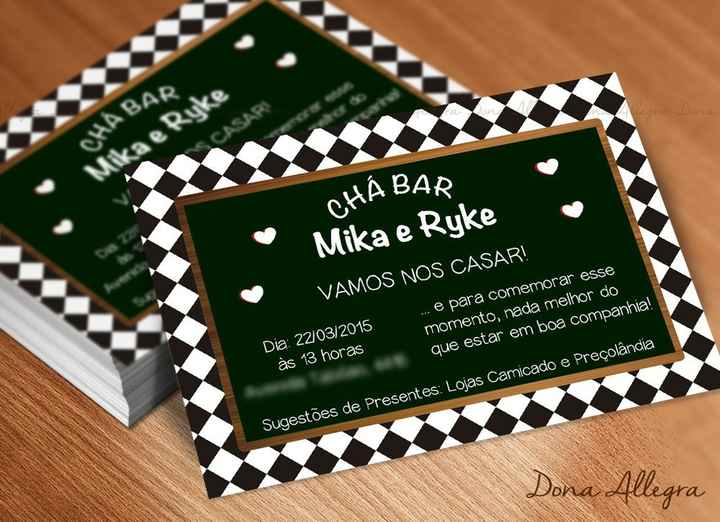 Idéias de convite para chá bar!! #vemver - 9