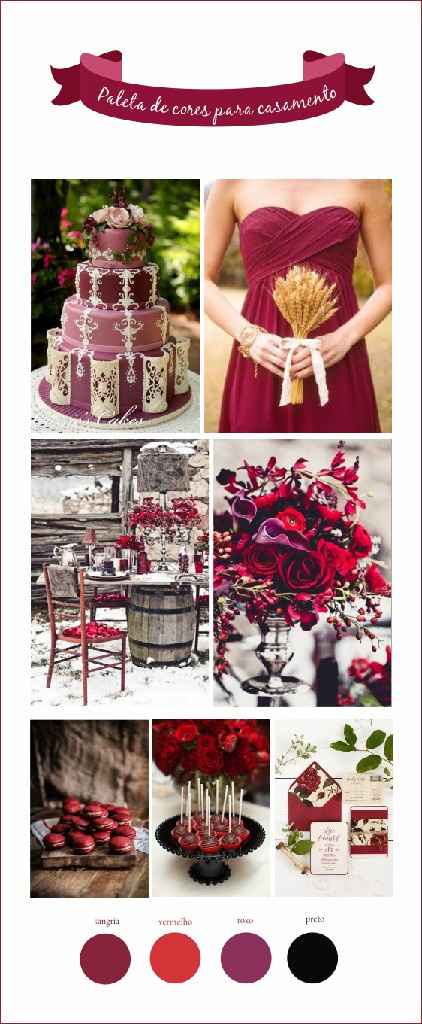 Paleta de cor para o casamento!! #vemver - 3