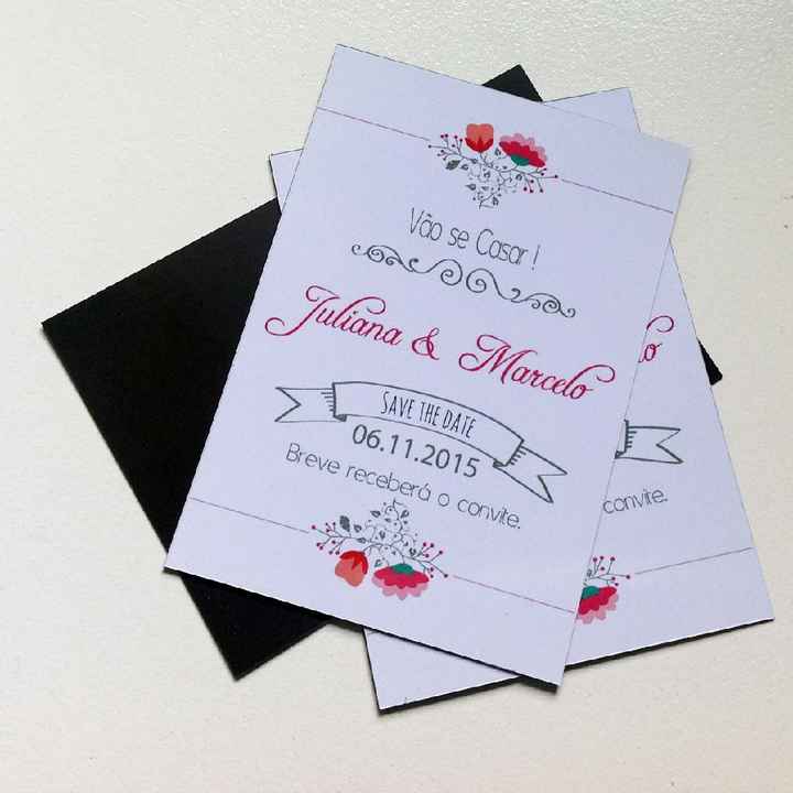 Inspirações para o save the date!! #vemver - 1