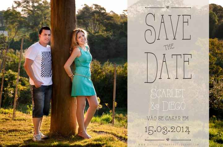 Inspirações para o save the date!! #vemver - 20