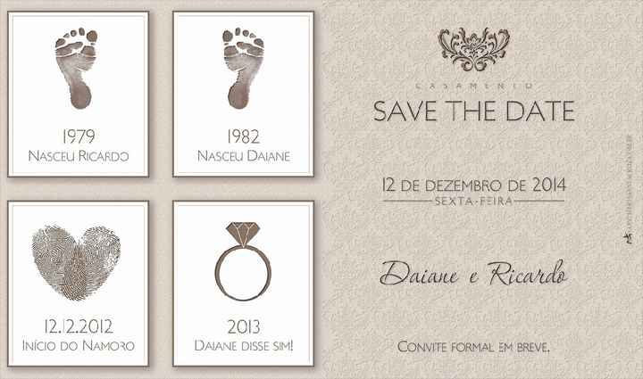 Inspirações para o save the date!! #vemver - 30