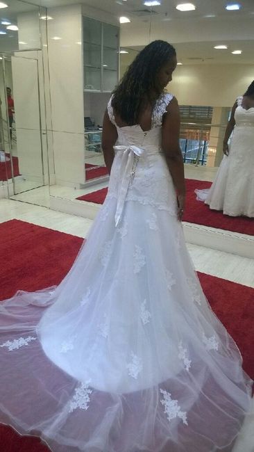 Meu vestido de noiva... - 2