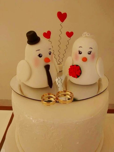 Idéias de topo de bolo para noivado! #vemver - 12