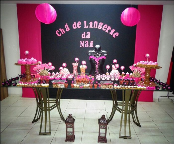 Idéias de decoração para chá de lingerie! #vemver - 17