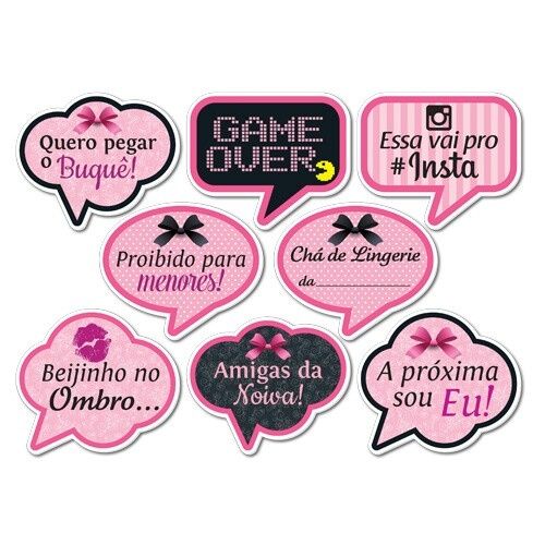 Idéias de plaquinhas para chá de lingerie!  #vemver - 3