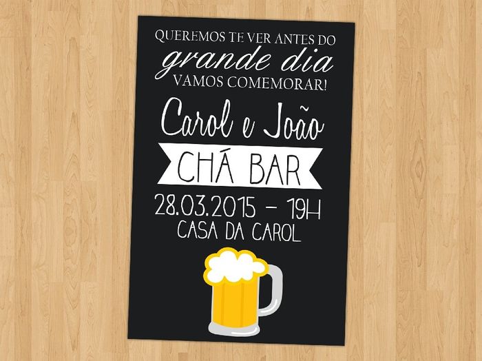 Idéias de convite para chá bar!! #vemver - 2