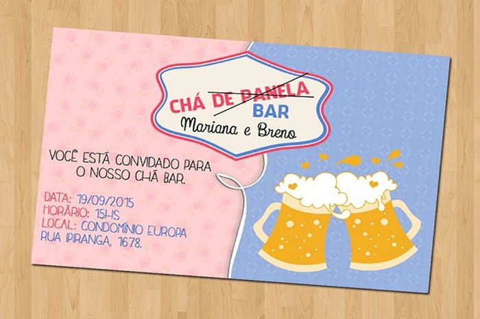 Idéias de convite para chá bar!! #vemver - 5