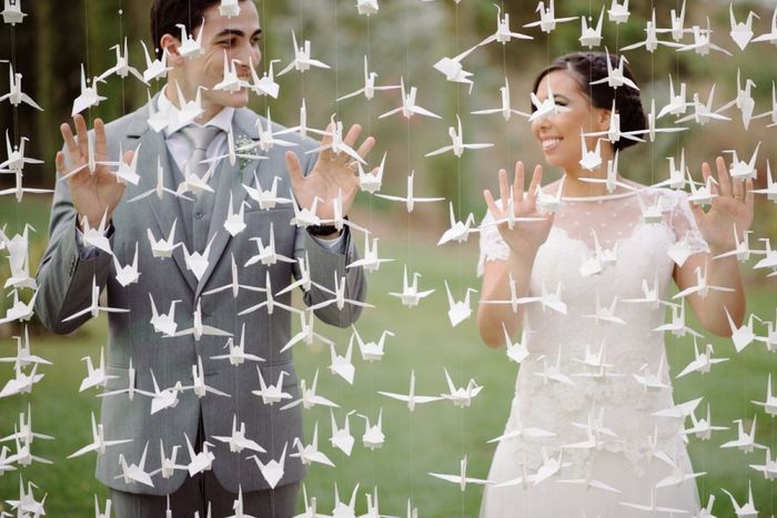Decoração de casamento com origami!! #vemver - 11