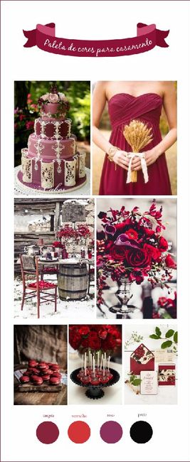 Paleta de cor para o casamento!! #vemver - 3